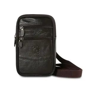 DK07 미니 실용적인 보조 크로스백 출퇴근 가죽 남성 가방 숄더 여행