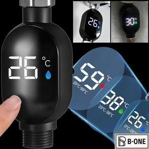 홈워터 샤워 온도계 LED 디스플레이 수도꼭지 물 측정 욕실용 방수 스마트 미터