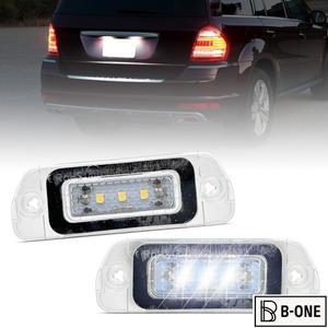 벤츠 X164 W251 GL350 ML63 AMG R350 R500용 LED 번호판등 2개
