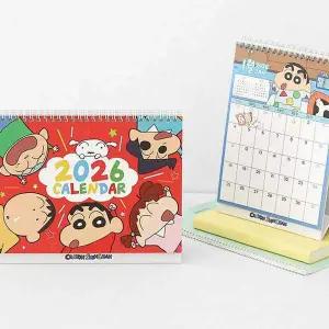 2026 짱구는못말려 탁상용 달력 1P 예쁜 책상 캘린더 2026년테이블달력