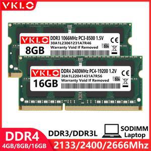 DDR3 DDR4 4GB 8GB 16GB 노트북 메모리 Ram PC2 667 800 PC3 PC3L 1066 1333 1600 PC4 2133 2400 2666 비 ECC SODIMM 메모리 DDR2 Ram
