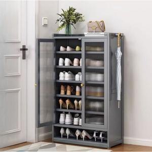 야외 신발장 가정용 정리함 사무실 대용량 보관함 블루 럭셔리 플라스틱신발장 스텐 원룸