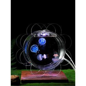 해파리키우기 해파리 수조 어항 관상용 미니어항 LED