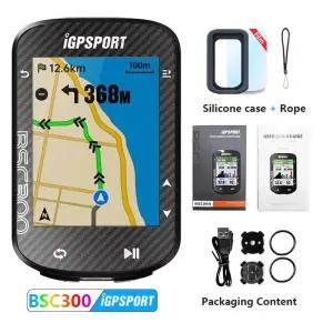 자전거심박계 속도계 IGPSPORT Bsc300 Gps 자전거 컴퓨터 무선 GPS 네비게이션 ANT 케이던스 센서 IPX7 방