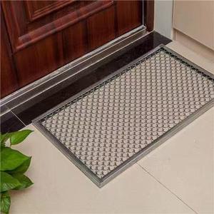 현관흙털이발판 실외 철망 흙털이 발매트 야외 화이트 발판 실버화이트 농막 현장 신발