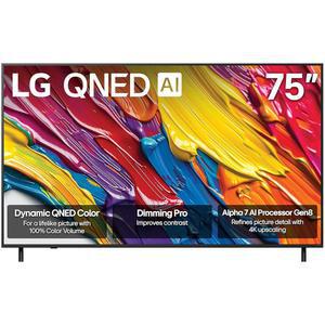 LG 75인치 클래스 QNED AI 4K QNED82A 시리즈 스마트 TV, 사운드, HDR10, 슈퍼 업스케일링, 영화 제작 모드, 와우 오케스트라, 알렉사 내장 (75QNED82AUA, 2025)