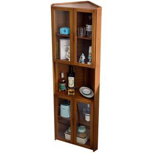 주방 코너 모서리 수납장 웜화이트40 이중문 모퉁이 와인장 캐비닛 주방코너장 서랍장