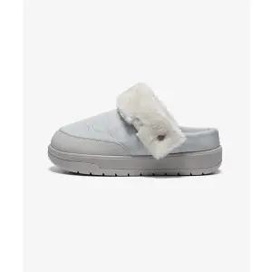 [밸롭](김해점)여성용 따뜻한 온기와 부드러운 패딩슈즈 엠버 플리스 뮬 플러스 라이트그레이 BC4LABW00...