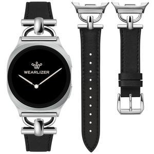 갤럭시 워치 8 클래식 손목 여성용 금속 44mm/Watch 가죽 40mm 슬림 D자형 포함 액세서리, 디자이너 밴드 46mm, 스트랩 드레시 버클