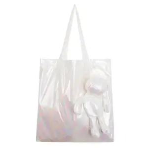 [라일리] Rly 곰돌이 장바구니 오로라 키링 캔버스백 쇼핑백 휴  43284846)