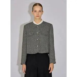 쉬즈미스 울 혼방 라운드넥 자켓 SWWJKO42010 813201