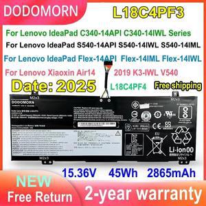 Lenovo IdeaPad S540-14IWL C340-14API Flex-14API Xiaoxin Air14 용 노트북 배터리 L18C4PF3 2019 K3-IWL
