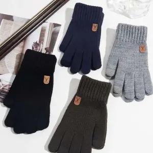 기본 남성 겨울장갑 장갑 스마트 터치 라벨