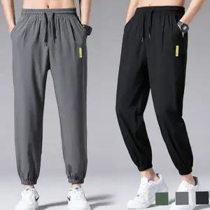 시원한 남자 조거 팬츠 데일리 남성 조거 팬츠 캐주얼 편안한