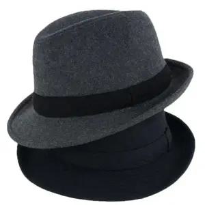 레트로 모직 페도라 중절모 겨울 페도라 데일리 남자