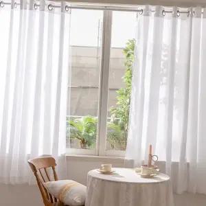 고밀도 쉬폰 커튼 속커튼 쉬폰 차광 커튼 암막 아일렛 반창