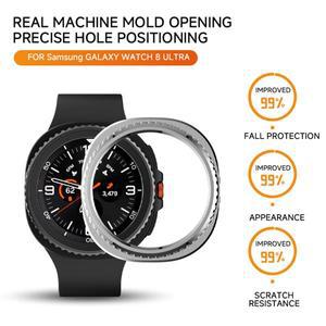 삼성 갤럭시 워치 8 클래식 46mm 보호용 베젤 링+커버 케이스 갤럭시 워치 8클래식 케이스용 하드 PC 보호