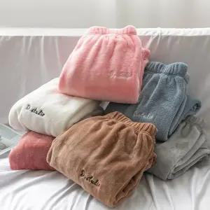 LW 밍크 극세사팬츠 겨울 홈웨어 파자마 수면바지