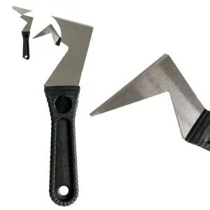 (제스트)칼헤라 ㄱ자 국산 스크래퍼 창틀청소용 끌칼 쇠헤라