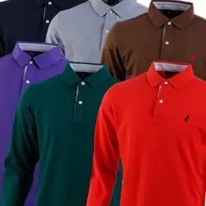 (다올)40수 연사 PK 고시애리 긴팔 카라티셔츠 단체복 행사복