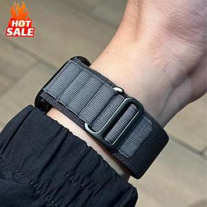 Apple Watch Ultra 2 밴드 용 2PCS 알파인 스트랩 49mm 41 42 38 나일론 팔찌 iwatch 시리즈 SE 6 7 8 9 10