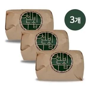 천비누솝 정안고 어성초 천연 세안 비누 120g * 3개