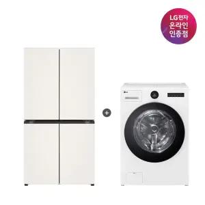 LG 디오스 오브제컬렉션 매직스페이스 냉장고 + LG 트롬 워시콤보 (T875MEE111 + FH25WA)