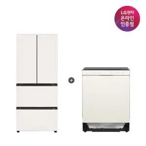 LG 디오스 오브제컬렉션 김치톡톡 + LG 디오스 식기세척기 (Z408MEEF23 + DUE5BGL1E)