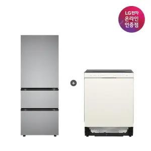 LG 디오스 오브제컬렉션 김치톡톡 + LG 디오스 식기세척기 (Z330MPSF11 + DUE5BGL1E)