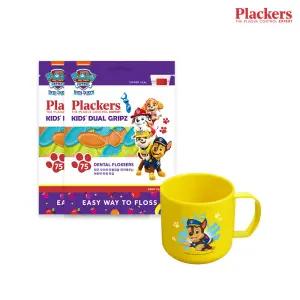 플랙커스 X 퍼피구조대 키즈 치실 75개입 2개 + 양치컵