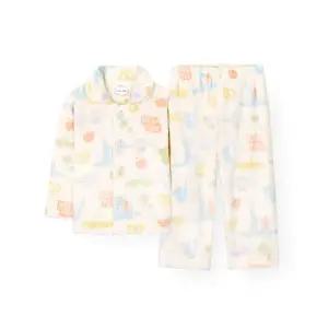 [오르시떼](하남점)아동 G125 캔버스뉴욕 긴소매 파자마 세트