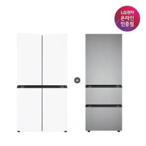 LG 디오스 오브제컬렉션 매직스페이스 냉장고 + LG 디오스 김치톡톡 (T875MHH111 + Z330MPSF11)