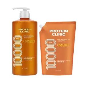 엘라스틴 프로틴클리닉 고영양 샴푸 용기 1000ml + 리필 900ml