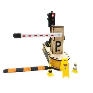 주차장모형 미니어쳐 주차차단기 소품 다이캐스트 프라모델