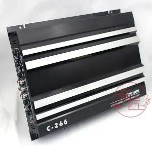 2025 고출력 차량용 오디오 파워 앰프 C-266 쿼드 4채널 카 앰프 5800W