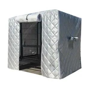케이지 켄넬 보온커버 단열재 실외견사 야외 커튼 실내 대형 방수 대형견