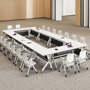 접이식 책상 강의실 바퀴 탁자 교육기관 사무용 사무실 120x40x74cm 100x40