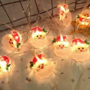 크리스마스 줄 조명 인테리어 산타 트리 크리스마스 장식 조명 무선 건전지 캠핑용 홈데코 용품