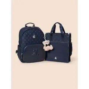 빈폴 키즈 모노그램 몰드형 책가방 2SET 네이비 (BI61D4U07R) FE1127238-E11B