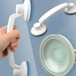 흡착식 도어 핸들 미닫이 파워 문보조 유리 문 안전 전손 손잡이 욕실 화장실 미끄럼 어린이 방지안 노인