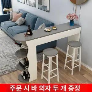 벽테이블 카페 가정용 따뜻한 스툴 벽부착 접이식 탁자