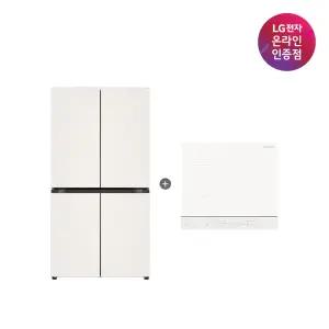 LG 디오스 오브제컬렉션 매직스페이스 냉장고 + LG 디오스 인덕션 (T875MEE111 + BEI3QKHLOE)