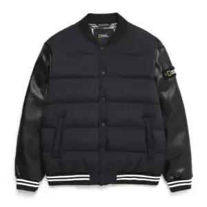 [롯데백화점]내셔널지오그래픽 남성 바시티 패딩 자켓 N234MPD050