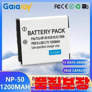 Fujifilm FinePix F200EXR F100fd KLIC-7004 용 3.7V 배터리