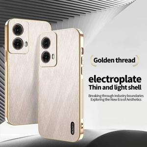 [호환품]모토로라 모토 엣지 60 50 40 프로  퓨전 네오 G 스타일러스  G86 G45 가죽 충격 방지 커버용 도금