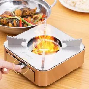 소형 고체연료화로 캠핑 개인 1인용 일본식미니화로