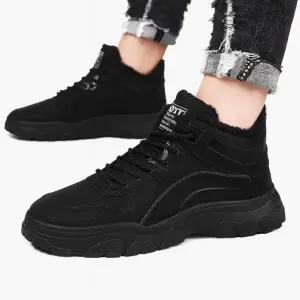 남성 겨울 털 안감 키높이 방한 워커 데일리 겨울 스니커 부츠