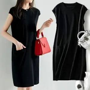 데이트 시원한 여름 패션 소재 원피스 하객원피스 쿨 EBp4+8hSE