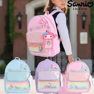 산리오 레인보우 책가방세트/신발주머니/여아/아동/초등학생/입학/선물