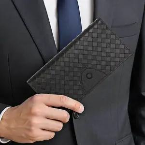 가죽 장지갑 클래식 신분증 정리